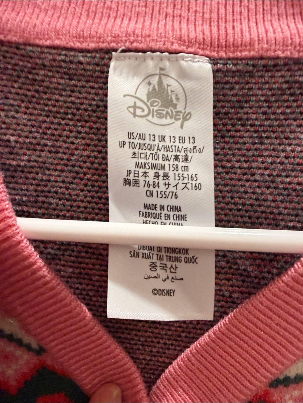Disney Pink Multicolor Minnie Mouse Patterned Cardigan - Picture 3 of 3